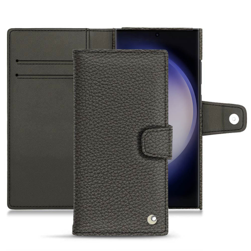 Housse portefeuille premium pour Samsung Galaxy S23 UltraAnthracite ( Pantone #41403c ) 