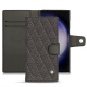 Funda de piel Samsung Galaxy S23 Ultra - Anthracite - Couture ( Pantone #41403c ) 