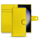 Lederschutzhülle Samsung Galaxy S23 Ultra - Jaune fluo ( Pantone #c9ff57 ) 