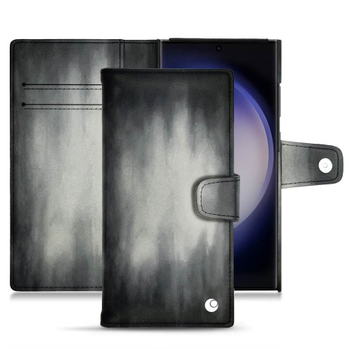 Premium Wallet-Hülle für Samsung Galaxy S23 UltraGris Patine