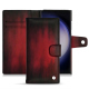 Housse cuir Samsung Galaxy S23 Ultra - Rouge Patine