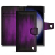 Capa em pele Samsung Galaxy S23 Ultra - Violet Patine