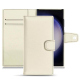 Capa em pele Samsung Galaxy S23 Ultra - Blanc PU ( White ) 