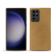 Capa em pele Samsung Galaxy S23 Ultra - Sable vintage ( Pantone #9b7340 ) 