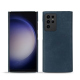 Funda de piel Samsung Galaxy S23 Ultra - Jean vintage ( Pantone #2f414f  ) 