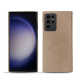 Capa em pele Samsung Galaxy S23 Ultra - Taupe vintage ( Pantone #bda790 ) 