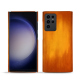 Custodia in pelle Samsung Galaxy S23 Ultra - Orange Patine