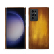 Samsung Galaxy S23 Ultra leather cover - Doré Patine