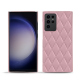 Capa em pele Samsung Galaxy S23 Ultra - Rose - Couture ( Nappa - Pantone #efbae1 ) 