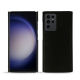 Funda de piel Samsung Galaxy S23 Ultra - Noir Veggie ( Noir / Black) 