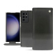 Samsung Galaxy S23 Ultra leather case - Onyx ( Noir / Black ) 