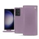 Samsung Galaxy S23 Ultra leather case - Lilas ( Nappa - Pantone #b9a3e3 ) 