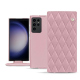 Custodia in pelle Samsung Galaxy S23 Ultra - Rose - Couture ( Nappa - Pantone #efbae1 ) 