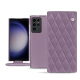 Funda de piel Samsung Galaxy S23 Ultra - Lilas - Couture ( Nappa - Pantone #b9a3e3 ) 