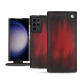 Samsung Galaxy S23 Ultra leather case - Rouge Patine