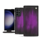 Custodia in pelle Samsung Galaxy S23 Ultra - Violet Patine