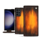 Housse cuir Samsung Galaxy S23 Ultra - Fauve Patine