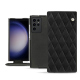 Funda de piel Samsung Galaxy S23 Ultra - Negre poudro - Couture ( Pantone #111212 )