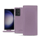Custodia in pelle Samsung Galaxy S23 Ultra - Lilas PU ( Pantone #b9a3e3 )