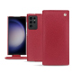 Custodia in pelle Samsung Galaxy S23 Ultra - Rouge passion ( Pantone #a6192e ) 