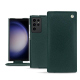 Samsung Galaxy S23 Ultra leather case - Vert séduisant ( Pantone #1d3c34 ) 