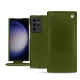Capa em pele Samsung Galaxy S23 Ultra - Vert Veggie ( Pantone #68724d ) 