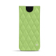 Funda de piel Samsung Galaxy S23 Ultra - Vert olive - Couture ( Nappa - Pantone #a7c58e ) 