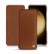 Samsung Galaxy S23+ leather case - Marron ( Nappa - Pantone #8B4720 ) 