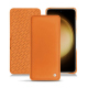 Funda de piel Samsung Galaxy S23+ - Orange ( Nappa - Pantone #ff9351 ) 