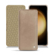 Housse cuir Samsung Galaxy S23+ - Taupe vintage ( Pantone #bda790 ) 