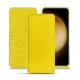 硬质真皮保护套 Samsung Galaxy S23+ - Jaune fluo ( Pantone #c9ff57 ) 