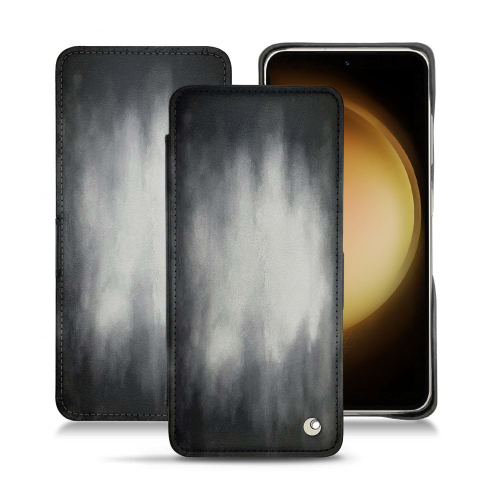 高品质的三星Galaxy S23+的对开式保护套Gris Patine