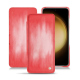 Capa em pele Samsung Galaxy S23+ - Rose Patine