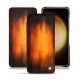 Samsung Galaxy S23+ leather case - Fauve Patine