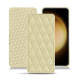 硬质真皮保护套 Samsung Galaxy S23+ - Beige - Couture ( Nappa - Pantone #ceb888 ) 