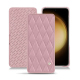 Funda de piel Samsung Galaxy S23+ - Rose - Couture ( Nappa - Pantone #efbae1 ) 