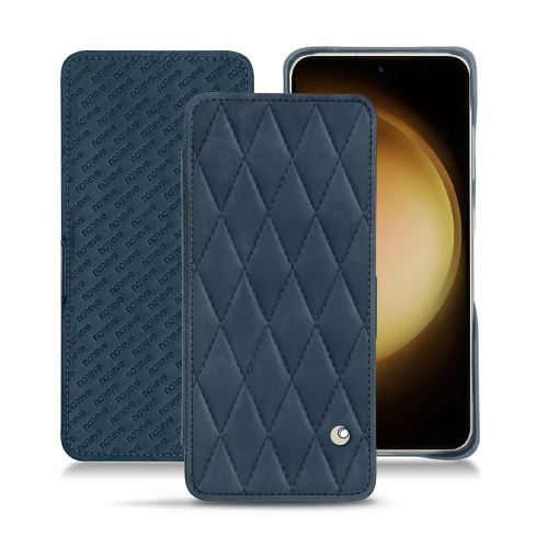  Samsung Galaxy S23+용 프리미엄 폴리오 케이스Jean vintage - Couture ( Pantone #2f414f  ) 