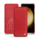 Housse cuir Samsung Galaxy S23+ - Rouge troupelenc ( Pantone #AB191A )