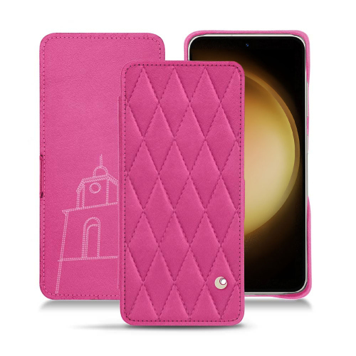 Funda folio de alta calidad para Samsung Galaxy S23+Rose BB - Couture ( Pantone #DB599F )