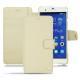 Huawei Honor 6 Plus leather case - Beige ( Nappa - Pantone 7502C ) 