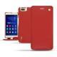 Housse cuir Huawei Honor 6 Plus - Rouge ( Nappa - Pantone 199C ) 