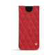 Funda de piel Samsung Galaxy S23+ - Rouge troupelenc - Couture ( Pantone #AB191A )