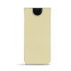 Samsung Galaxy S23+ leather pouch - Beige PU ( Pantone #ceb888 ) 