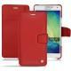 Housse cuir Samsung Galaxy A7 - Rouge ( Nappa - Pantone 199C ) 
