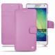 Housse cuir Samsung Galaxy A7 - Lilas ( Nappa - Pantone 2645U ) 