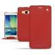 Samsung Galaxy A7 leather case - Rouge ( Nappa - Pantone 199C ) 