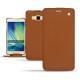 Funda de piel Samsung Galaxy A7  - Marron ( Nappa - Pantone 1615C ) 