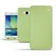 Custodia in pelle Samsung Galaxy A7  - Vert olive ( Nappa - Pantone 578U ) 