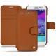 Housse cuir Samsung Galaxy Grand Max - Marron ( Nappa - Pantone 1615C ) 