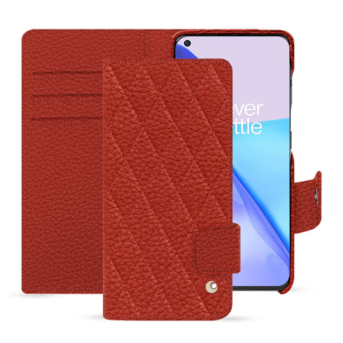 Premium wallet case for OnePlus 11Papaye - Couture ( Pantone #b54317 ) 